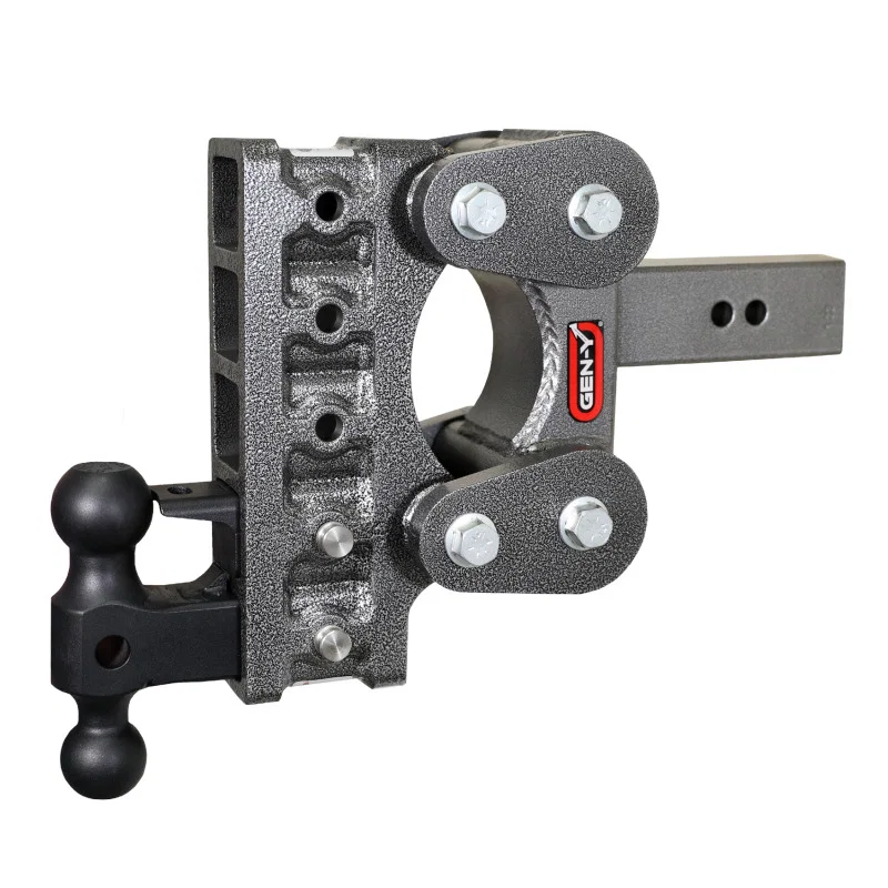 GEN-Y Hitch GH-1125, The Boss Torsion-Flex 2.5in Shank 7.5in Drop 16K Hitch w/GH-051 Dual-Ball/GH-032 Pintle Lock