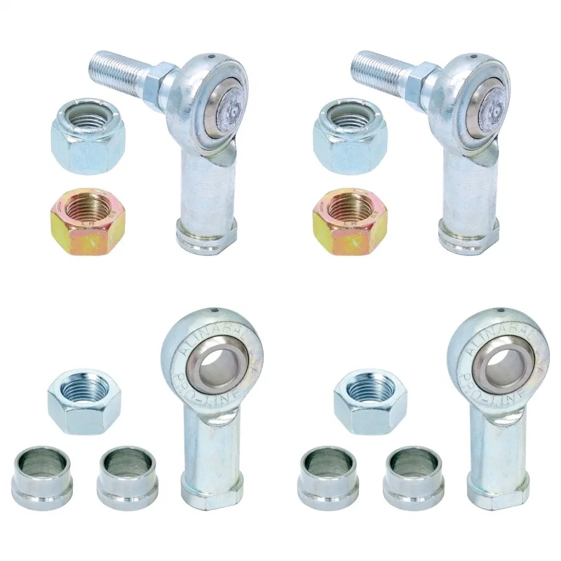 RockJock RJ-253202-101, Adjustable Sway Bar End Link Rod End Pack for JT Rear Heim Style