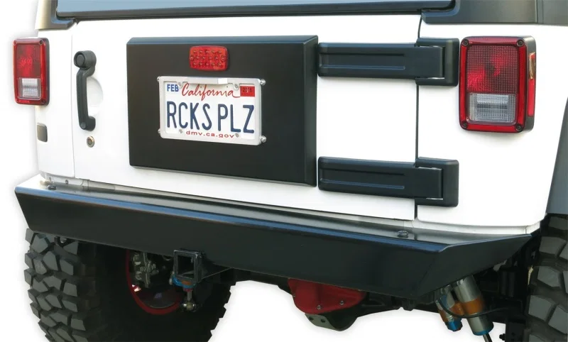RockJock CE-9807TG, JK Spare Tire Mount Delete And Vent Cover w/ All Mounting Hardware for Jeep