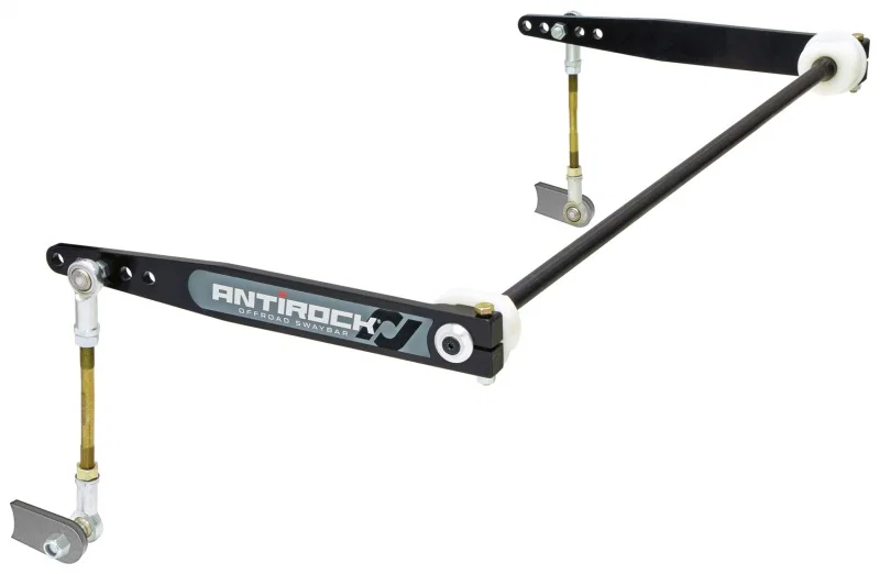 RockJock CE-9900YJF, YJ Antirock Sway Bar Kit Front Bolt-On Steel Arms