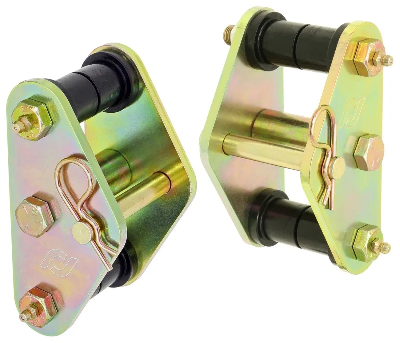 RockJock CE-9035, 76-86 CJ Front Tow Shackles with Hardware for Jeep