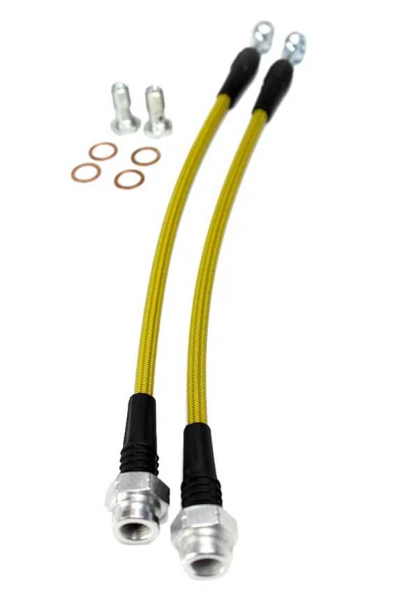 ISR Performance IS-NIS-1225REARS, Stainless Steel Rear Brake Lines - Nissan 240sx (S13/S14)