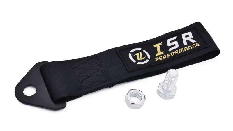 ISR Performance IS-TS-BK, Universal Racing Tow Strap - Black