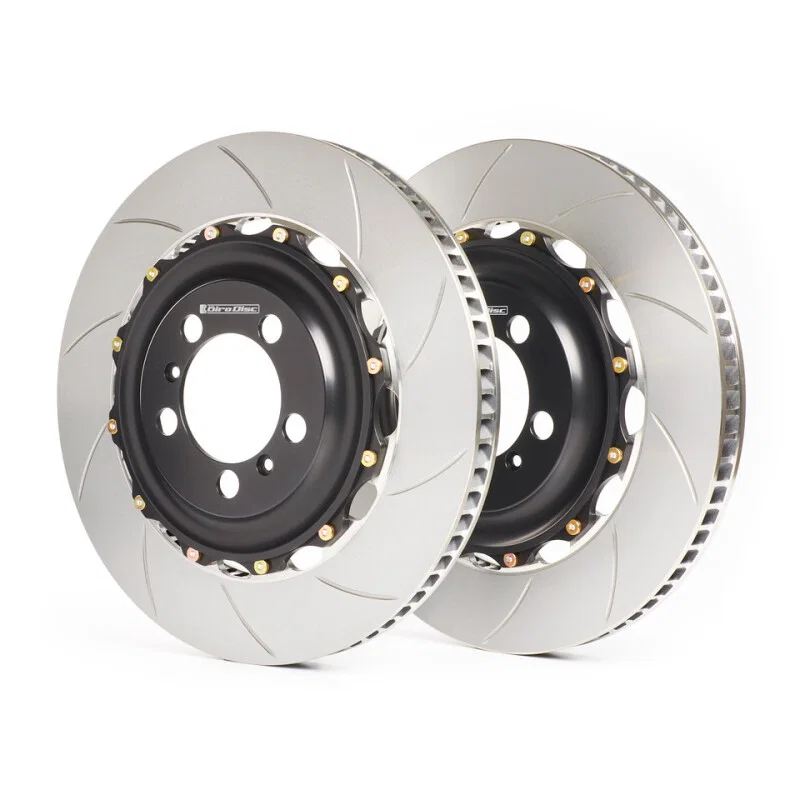 GiroDisc A1-320, Chevrolet Corvette Z06 (C8 w/Z07 CCM / Use Iron R Pad Shape) Slotted Front Rotors