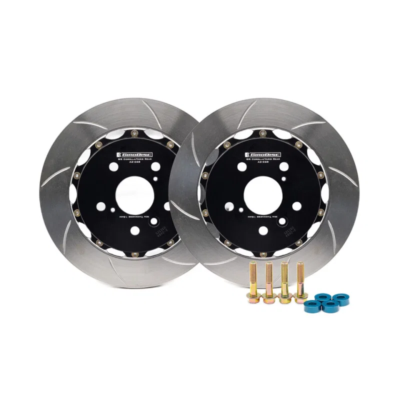 GiroDisc A2-268, 2023+ Toyota GR Corolla Slotted Rear Rotors