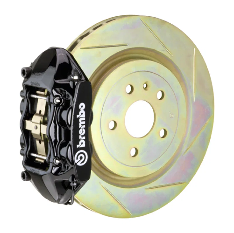 Brembo 2P5.8503A2, SS Rear GT BBK 4 Piston Cast 365x28 1pc Rotor Slotted Type-1-Red