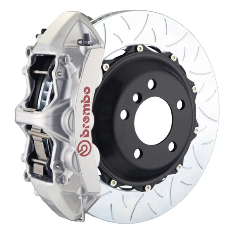 Brembo 1M3.9019A3, 00-03 M5/97-03 5-Series Front GT BBK 6 Piston Cast 380x32 2pc Rotor Slotted Type3-Silver