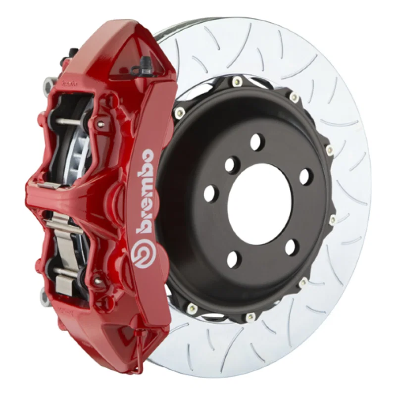 Brembo 1M3.9019A2, 00-03 M5/97-03 5-Series Front GT BBK 6 Piston Cast 380x32 2pc Rotor Slotted Type3-Red