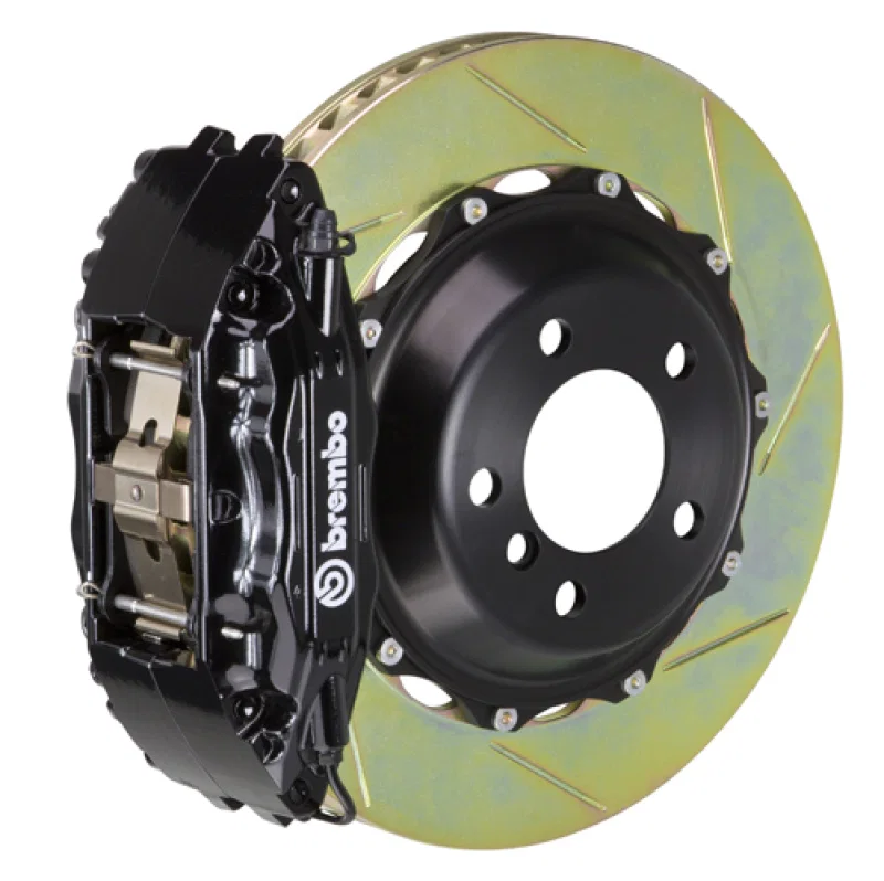 Brembo 1B2.8027A1, 00-02 CL500/03-05 S600/03-06 CL600 Fr GT BBK 4Pis Cast 2pc 355x32 2pc Rtr Slot Type1-Black