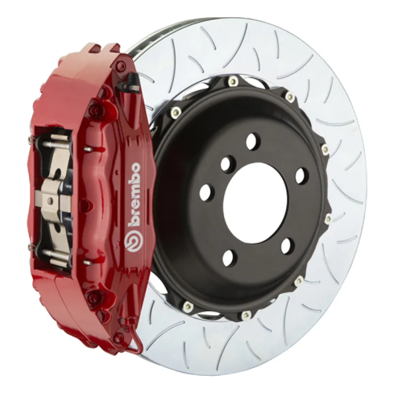 Brembo 1B3.8027A2, 00-02 CL500/03-05 S600/03-06 CL600 Fr GT BBK 4Pis Cast 2pc 355x32 2pc Rtr Slot Type3-Red