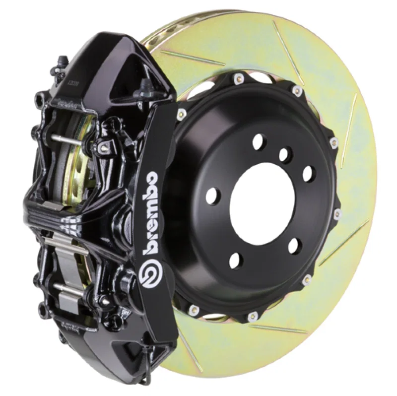 Brembo 1M2.9019A1, 00-03 M5/97-03 5-Series Front GT BBK 6 Piston Cast 380x32 2pc Rotor Slotted Type1-Black