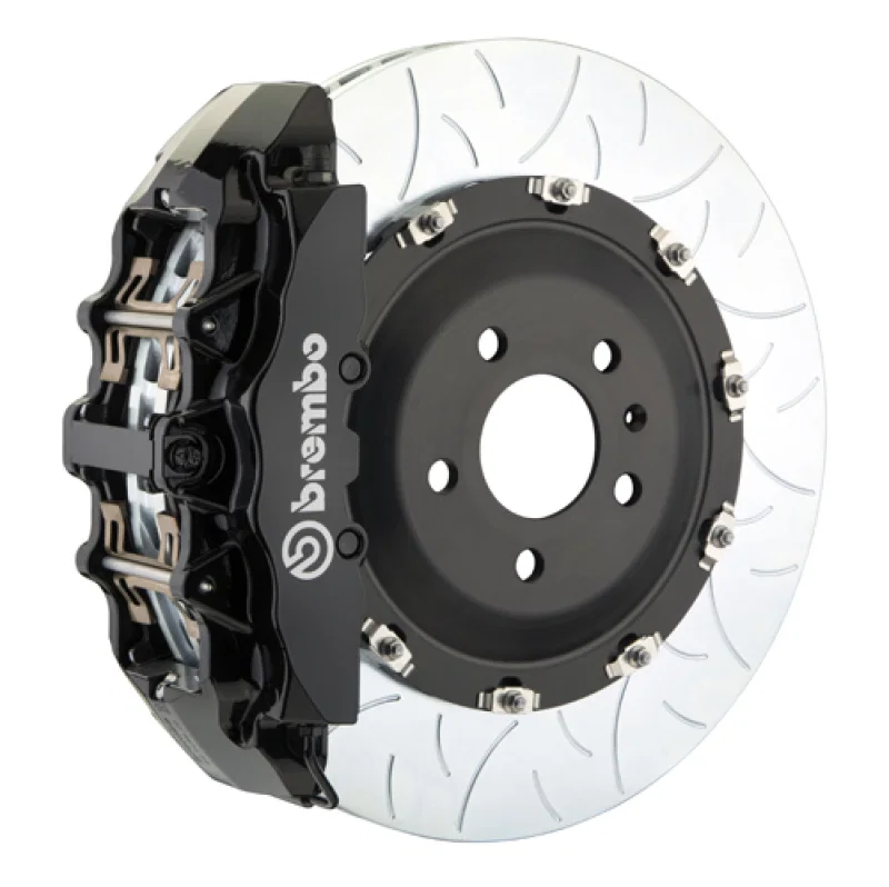Brembo 1N3.9025A1, 00-02 RS4 Front GT BBK 6 Piston Cast 380x34 2pc Rotor Slotted Type-3-Black