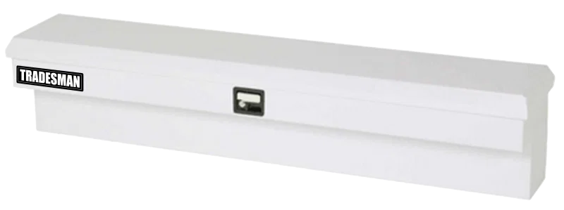 Tradesman 86748, Steel Side Bin Truck Tool Box (48in.) - White