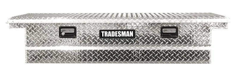 Tradesman 9100LPT, Aluminum Single Lid Cross Bed Truck Tool Box (70in.) - Brite