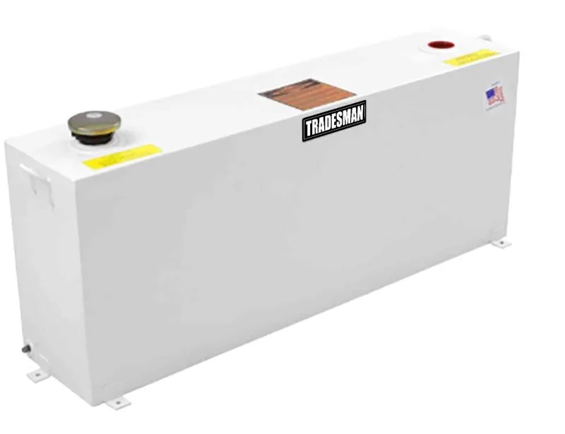 Tradesman 83737, Steel Full-Mid Size Vertical Liquid Storage Tank - White