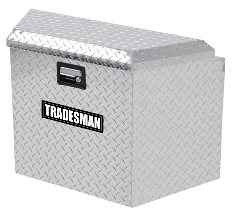 Tradesman 6120, Aluminum Trailer Tongue Storage Box (16in.) - Brite