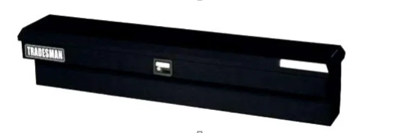 Tradesman 76772, Steel Side Bin Truck Tool Box (70in.) - Black