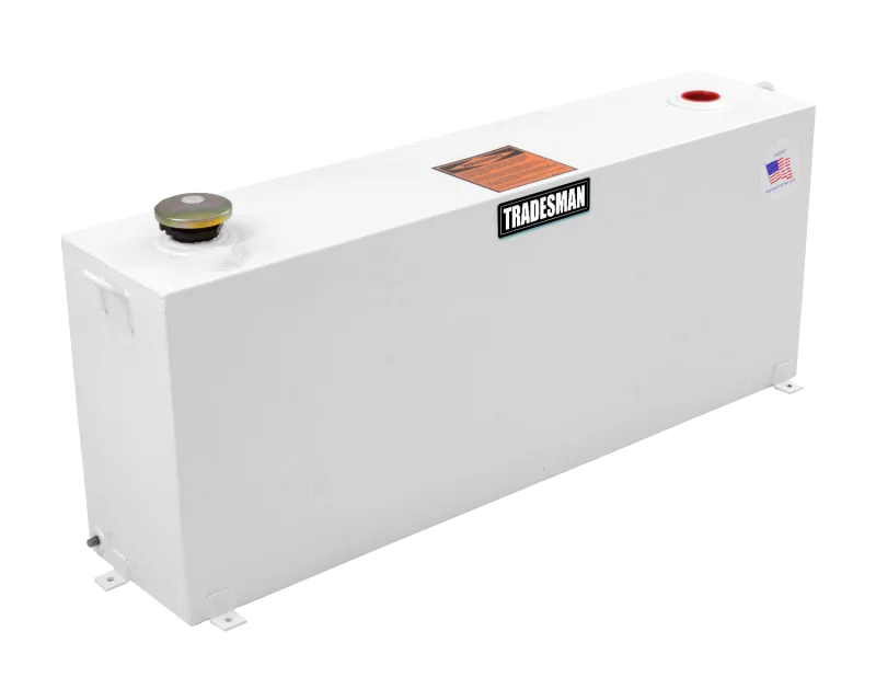 Tradesman 83010T, Steel Rectangular Liquid Storage Tank (Full Size) - White