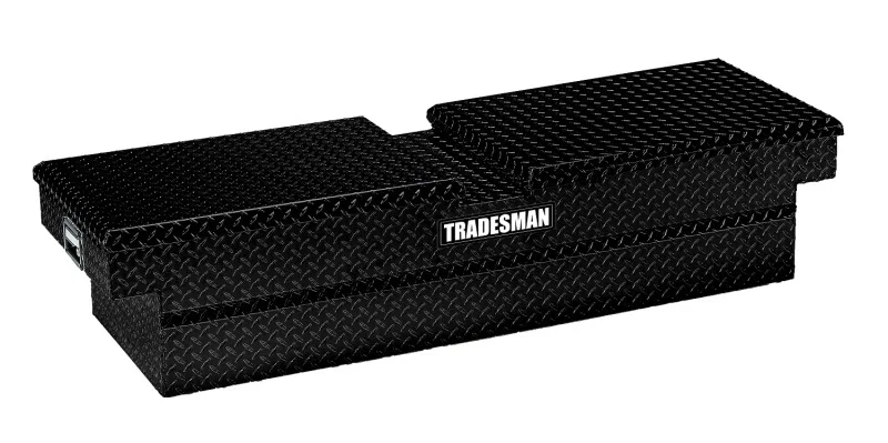 Tradesman 7111052, Aluminum Economy Cross Bed Truck Tool Box (60in./Side Opening) - Black