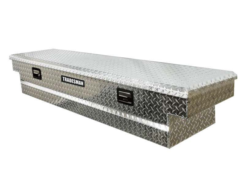 Tradesman 511101, Aluminum Economy Cross Bed Truck Tool Box (72in.) - Brite