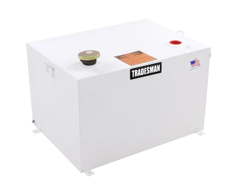 Tradesman 83055, Steel Rectangular Liquid Storage Tank - White