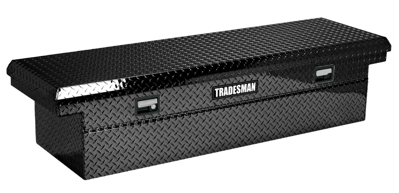Tradesman 79100LP, Aluminum Single Lid Cross Bed Low-Profile Truck Tool Box (70in.) - Black