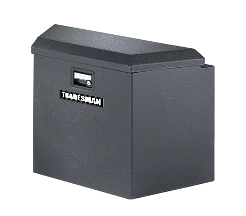 Tradesman 76220, Steel Trailer Tongue Storage Box (16in.) - Black