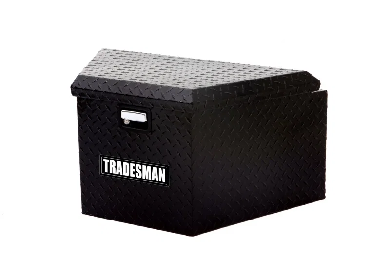 Tradesman 76120, Aluminum Trailer Tongue Storage Box (16in.) - Black