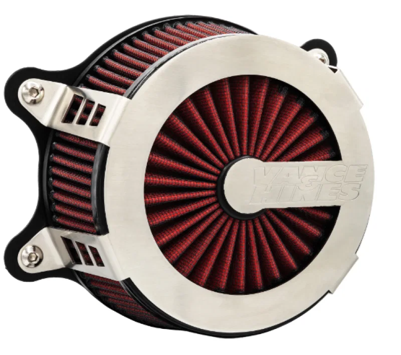 Vance and Hines 70366, & Hines HD Touring/Softail Cage Fighter Air Intake for Harley-Davidson