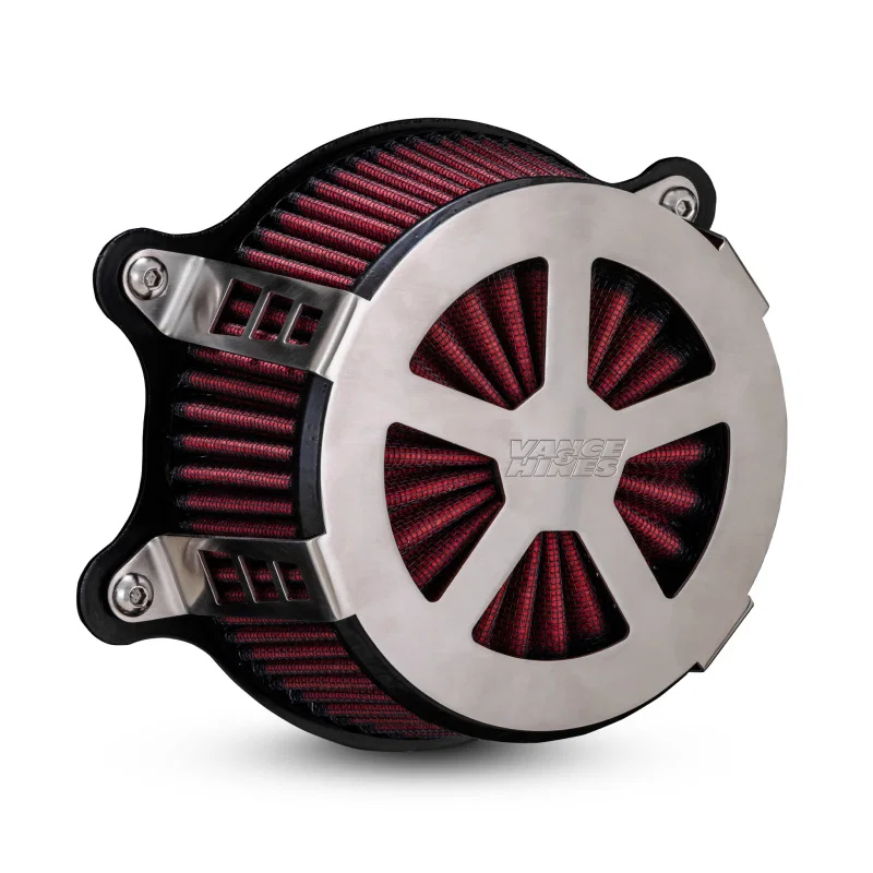 Vance and Hines 71104, & Hines 23-24 Touring Models Radiant V Air Intake - Brushed