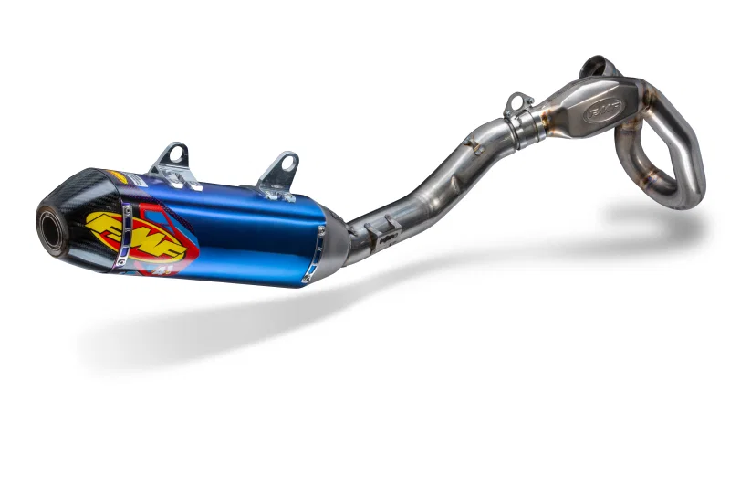 FMF Racing 041611, 22-24 Honda CRF250R/RX Anodized Titanium Factory 4.1 RCT S/O w/Carbon Cap