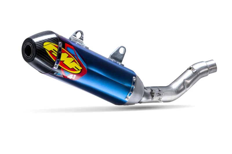 FMF Racing 042371, Anodized Titanium Factory 4.1 RCT Muffler w/Carbon Cap for Kawasaki