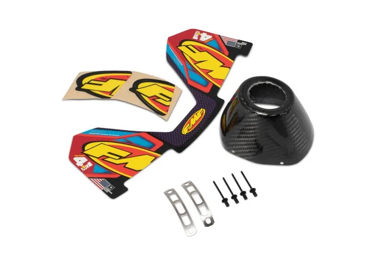 FMF Racing 040643, Carbon Replacement End Cap Kit