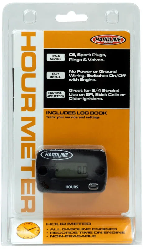 Hardline HR-8063-2, Hour Meter For Gasoline Engines