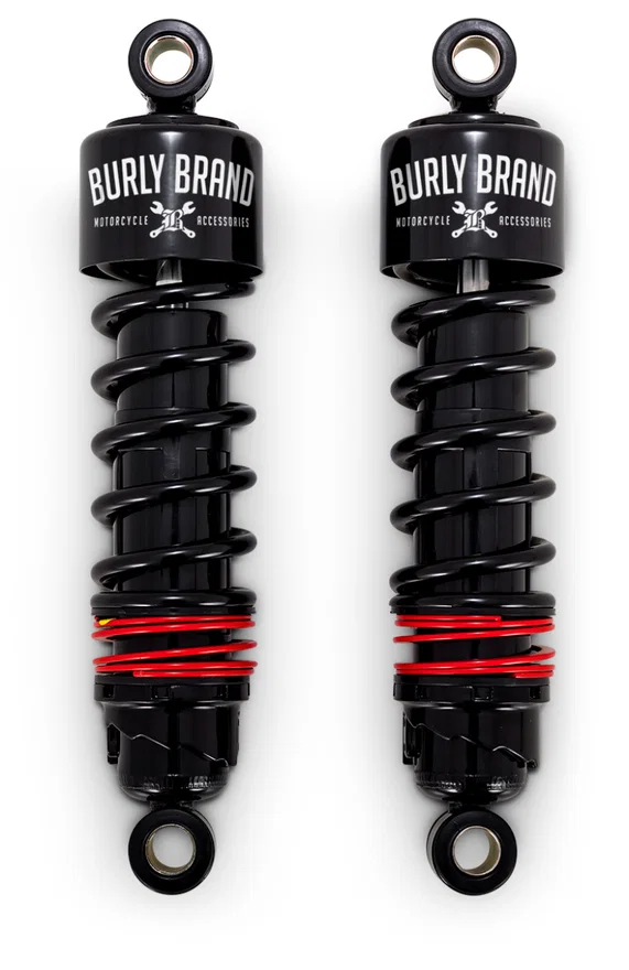 Burly Brand B28-1205B, Slammer Plus Shocks 11.5in - Black