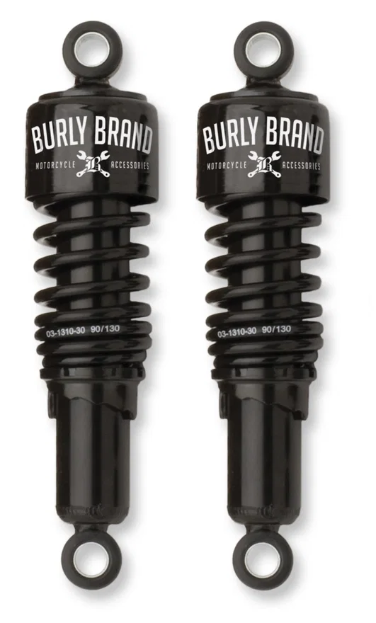 Burly Brand B28-1202B, Dyna Shocks 10.5in - Black