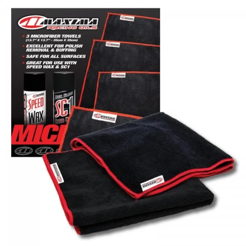 Maxima 10-10013, Microfiber Towels - 3 Pack