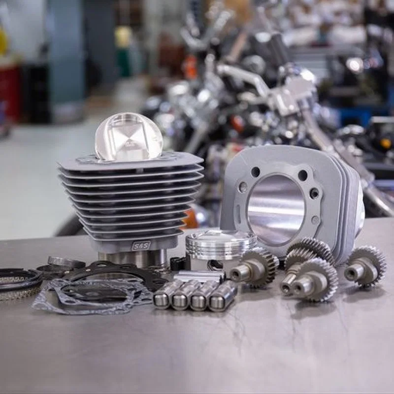 S&S Cycle 910-0702, 00-21 Sportster Models 1200cc to 1250cc Hooligan Kit - Silver