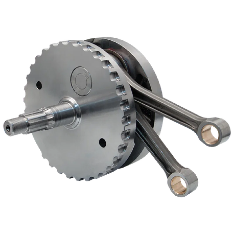 S&S Cycle 320-0469, 00-06 BT 4-5/8in Stroke Flywheel Assembly w/o Sprocket Shaft Bearing Race for Harley-Davidson