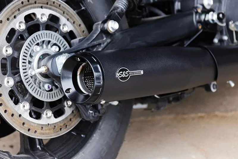 S&S Cycle 4111-266, 15-23 Indian Scout Grand National Exhaust System - Back