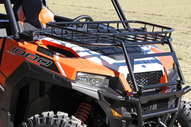 Seizmik 58-08074, 16-23 Polaris General Hood Rack - Black