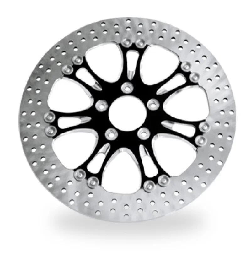 Performance Machine 0133-3015HEAS-BMP, Disc/Carr 13x.20 Sf Heathen Front - Contrast Cut Platinum