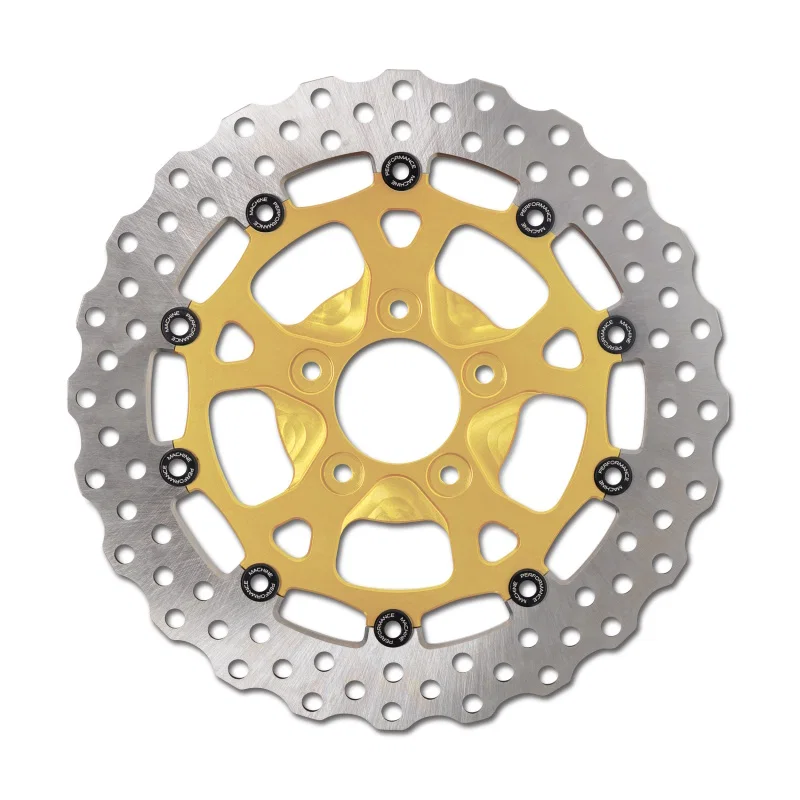 Performance Machine 0133-1807S-G, 11.8 X .20 Dominator Rear - Gold Ano
