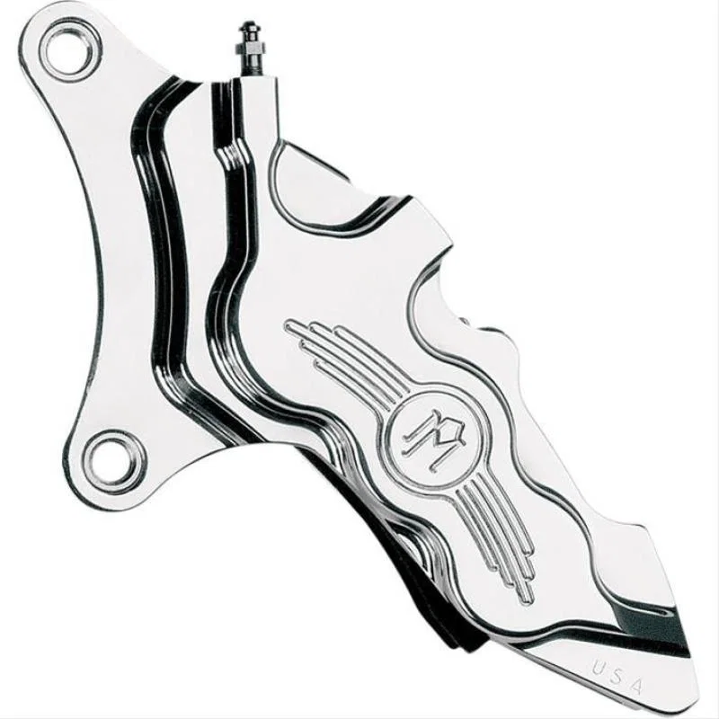 Performance Machine 0051-2917-CH, Front 6 Piston Diff Bore Caliper - Chrome