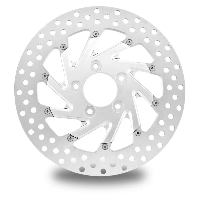 Performance Machine 0133-1522REYLS-CH, Disc/Carr 11.5 Del Rey Front Left - Chrome