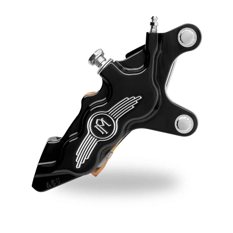 Performance Machine 0051-2910-BM, Front 6 Piston Diff Bore Caliper - Contrast Cut
