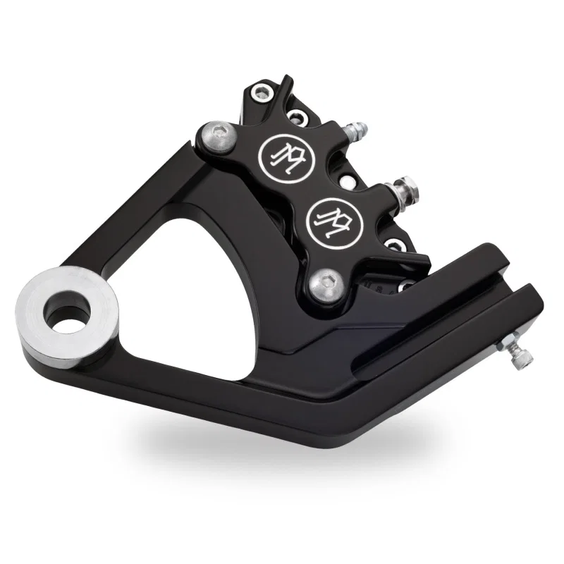 Performance Machine 1285-0076-BM, 00-06 Softail Rear Brake 1 Pc - Contrast Cut
