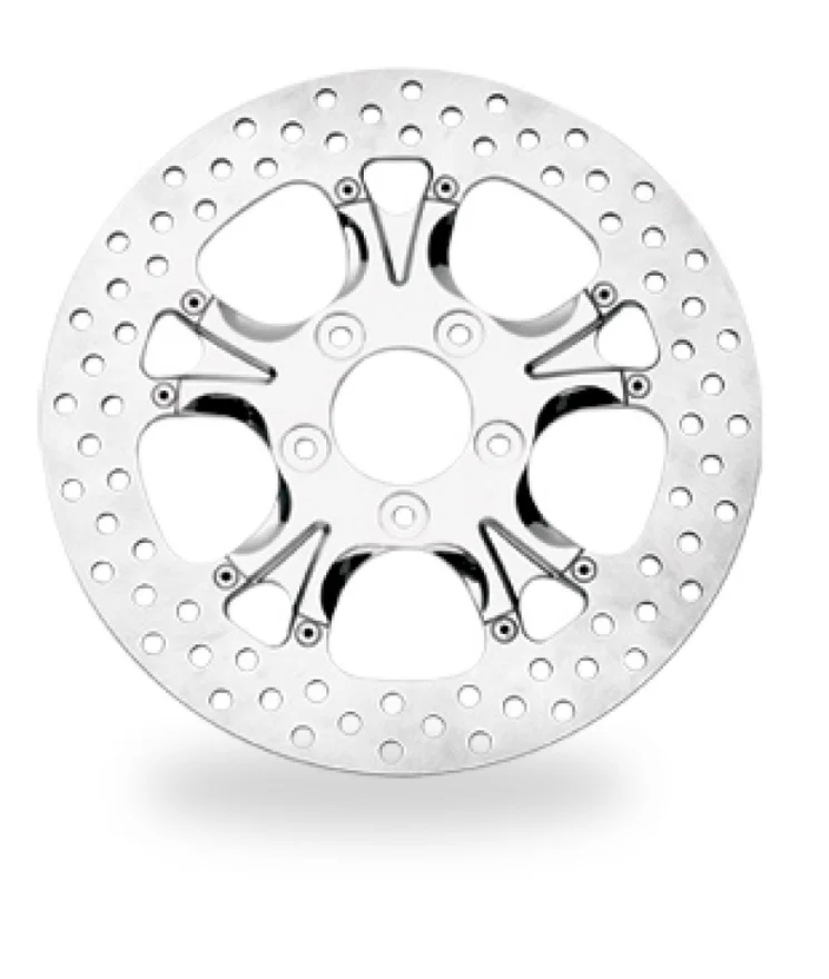 Performance Machine 0133-1522GATS-CH, Disc/Carr 11.5 Gatlin Front - Chrome