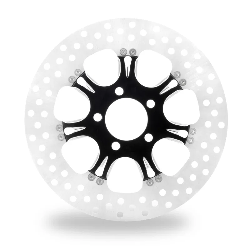 Performance Machine 0133-1802VIRS-BMP, Disc/Carr 11.8 Virtue Rear Right - Contrast Cut Platinum