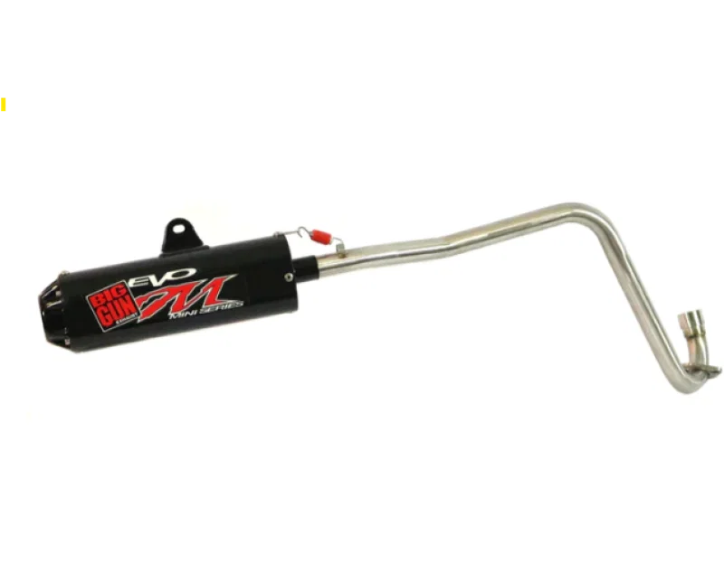Big Gun 10-20503-BK, 04-08 Yamaha Raptor 50 Evo M Series Black Out Full System Exhaust